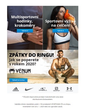 akční leták Sportisimo 2.1.2020-7.1.2020