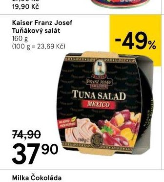Kaiser Franz Josef Tuňákový salát 160 g