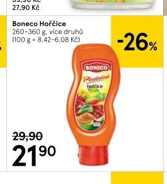 Boneco Hořčice 260-360 g