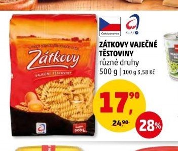 ZÁTKOVY VAJEČNÉ TĚSTOVINY