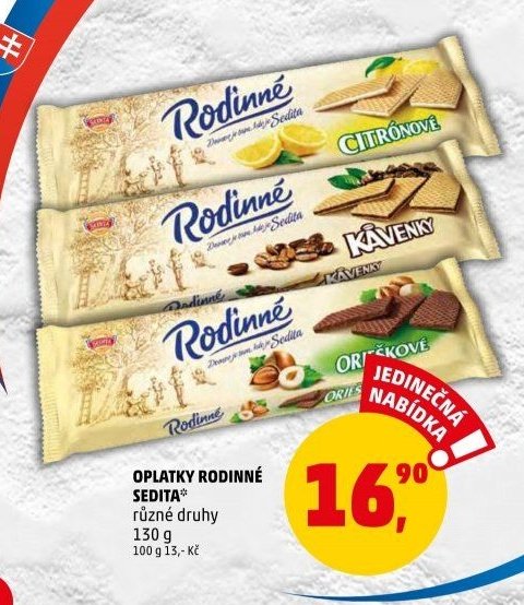 OPLATKY RODINNÉ SEDITA