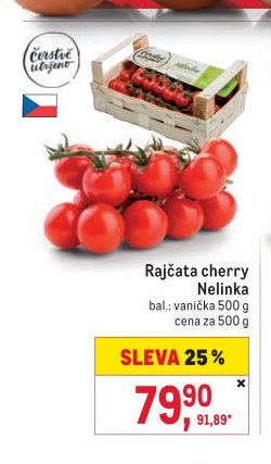 Rajčata cherry Nelinka