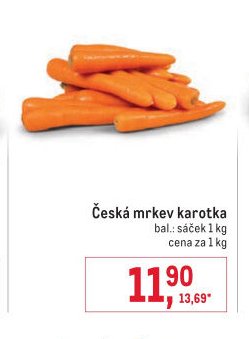 Česká mrkev karotka