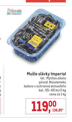 Mušle slávky Imperial