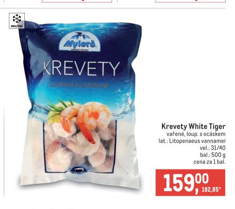 Krevety White Tiger