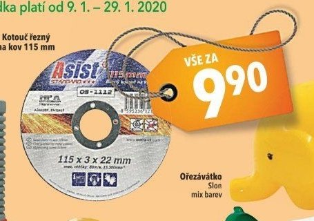 Kotouč řezný na kov 115 mm