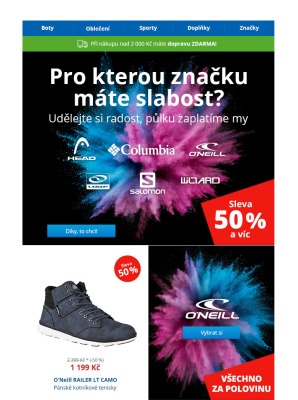akční leták Sportisimo 8.1.2020-13.1.2020