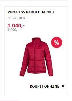 PUMA ESS PADDED JACKET