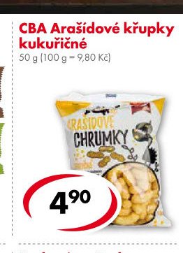 CBA Arašídové křupky kukuřičné