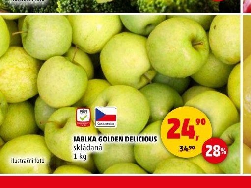JABLKA GOLDEN DELICIOUS