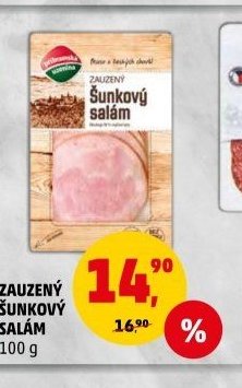 ZAUZENÝ ŠUNKOVÝ SALÁM
