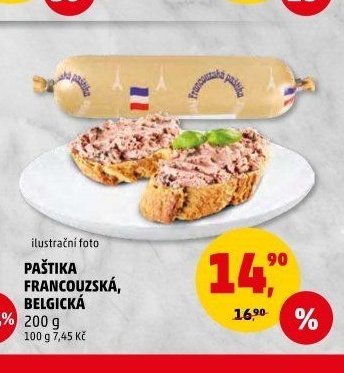 PAŠTIKA FRANCOUZSKÁ, BELGICKÁ