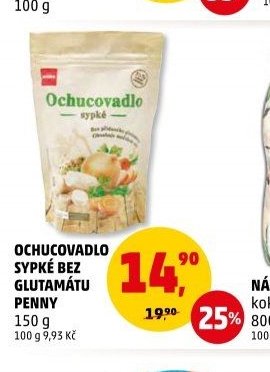 OCHUCOVADLO SYPKÉ BEZ GLUTAMÁTU PENNY