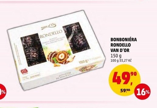 Bonboniéra Rondello Van D'or 150 g