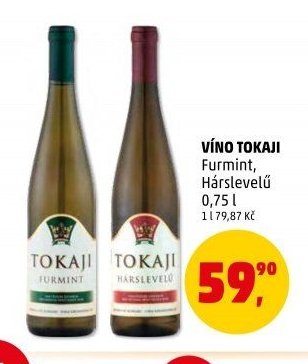 VÍNO TOKAJI Furmint, Hárslevelű