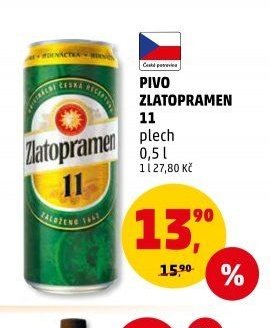 PIVO ZLATOPRAMEN 11 plech