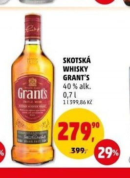 SKOTSKÁ WHISKY GRANT'S