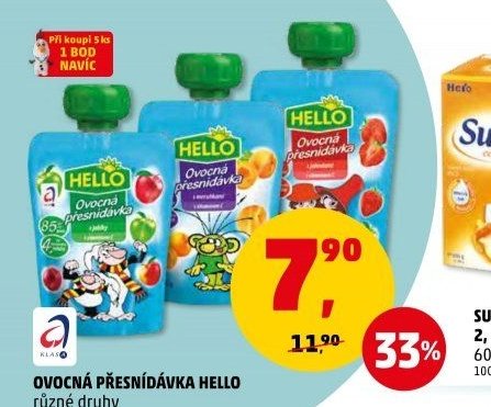 Ovocná přesnídávka Hello