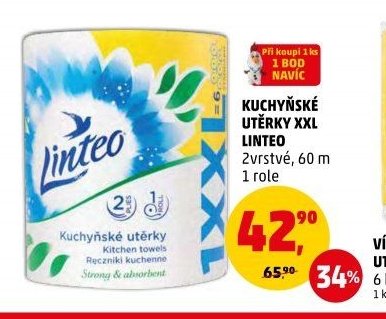 Kuchyňské utěrky XXL Linteo