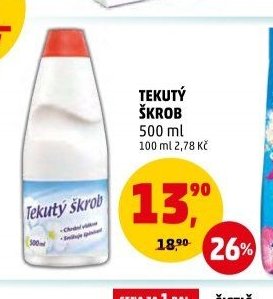 TEKUTÝ ŠKROB