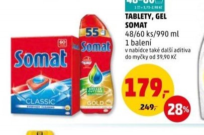 TABLETY, GEL SOMAT