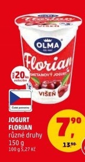 Jogurt smetanový Florian Olma