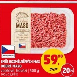 Mleté maso mix Dobré maso