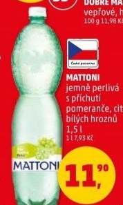 Ochucená voda Mattoni