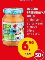 Přesnídávka ovocná Hello