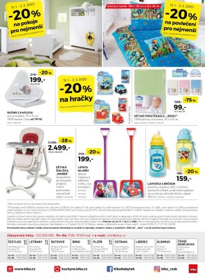 akční leták Kika nábytek 13.1.2020-2.2.2020