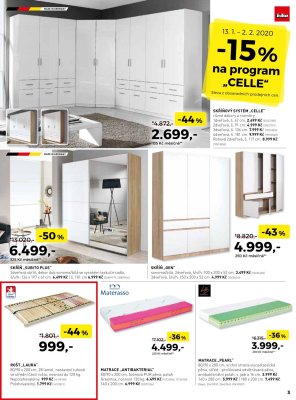 akční leták Kika nábytek 13.1.2020-2.2.2020