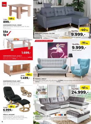 akční leták Kika nábytek 13.1.2020-2.2.2020