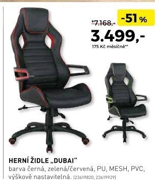 Herní židle Dubai