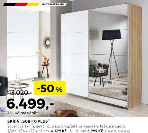 Skříň Subito plus