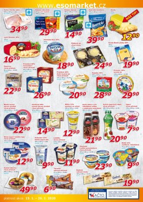 akční leták ESO MARKET 15.1.2020-26.1.2020