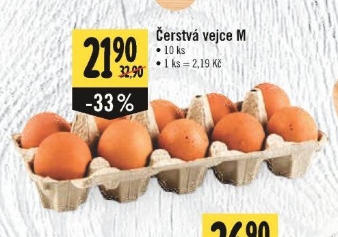 Čerstvá vejce M