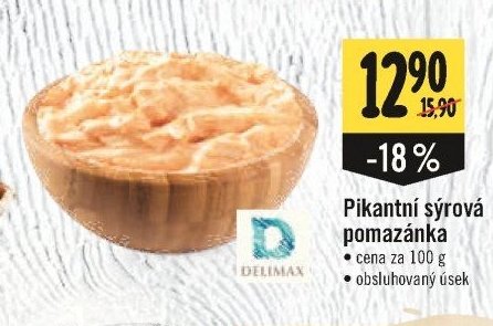 Pikantní sýrová pomazánka