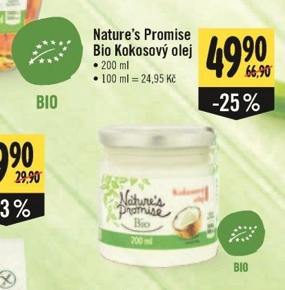 Nature's Promise Bio Kokosový olej