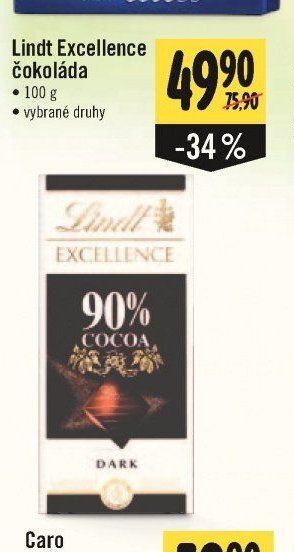 Lindt Excellence čokoláda