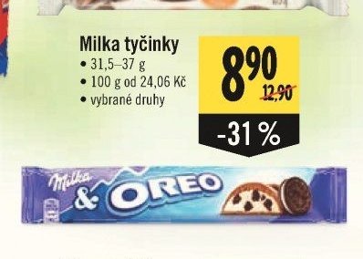 Milka tyčinky