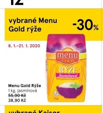 Menu Gold Rýže