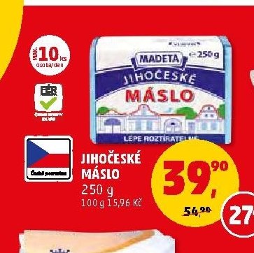 JIHOCESKE MASLO