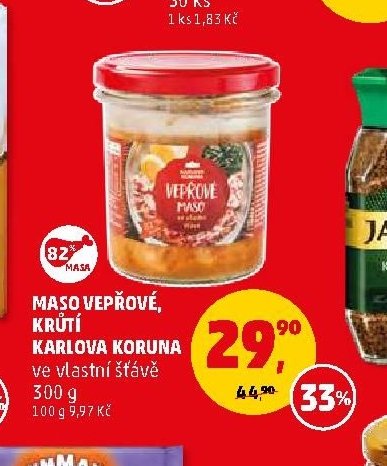 MASO VEPROVE, KRUTI KARLOVA KORUNA