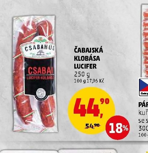 ČABAJSKÁ KLOBÁSA LUCIFER