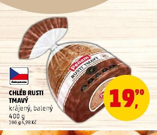 Chléb rusti tmavý