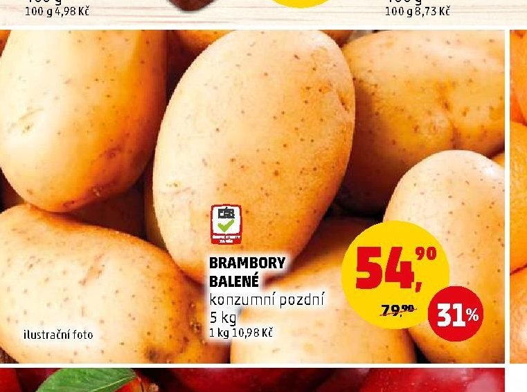 Brambory balené