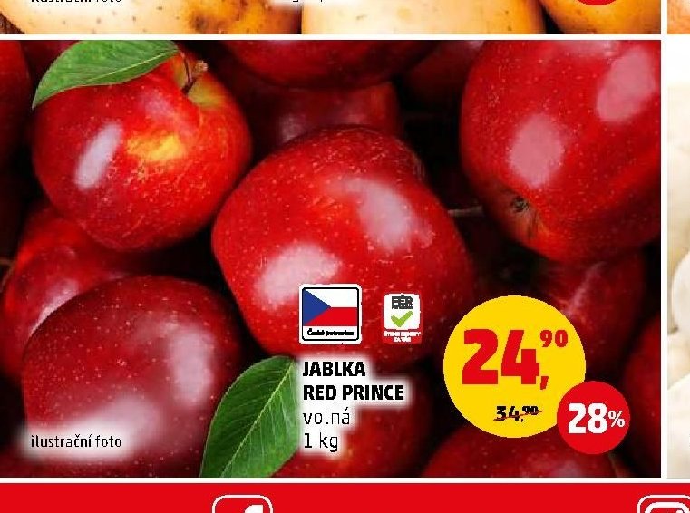 Jablka Red Prince