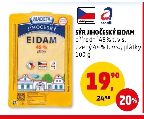 SÝR JIHOČESKÝ EIDAM