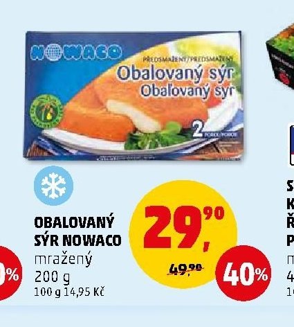 Obalovaný sýr Nowaco 200 g
