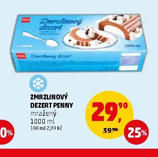 Zmrzlinový dezert Penny 1000 ml